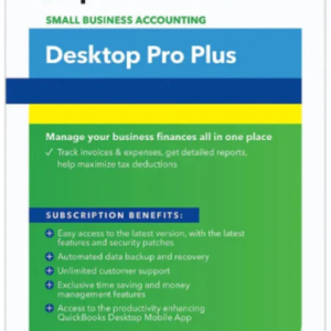 Intuit QuickBooks Desktop Pro Plus 2024 | 1-User Accounting Software