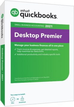 Intuit QuickBooks Desktop Premier 2021 | 1-User Accounting Software